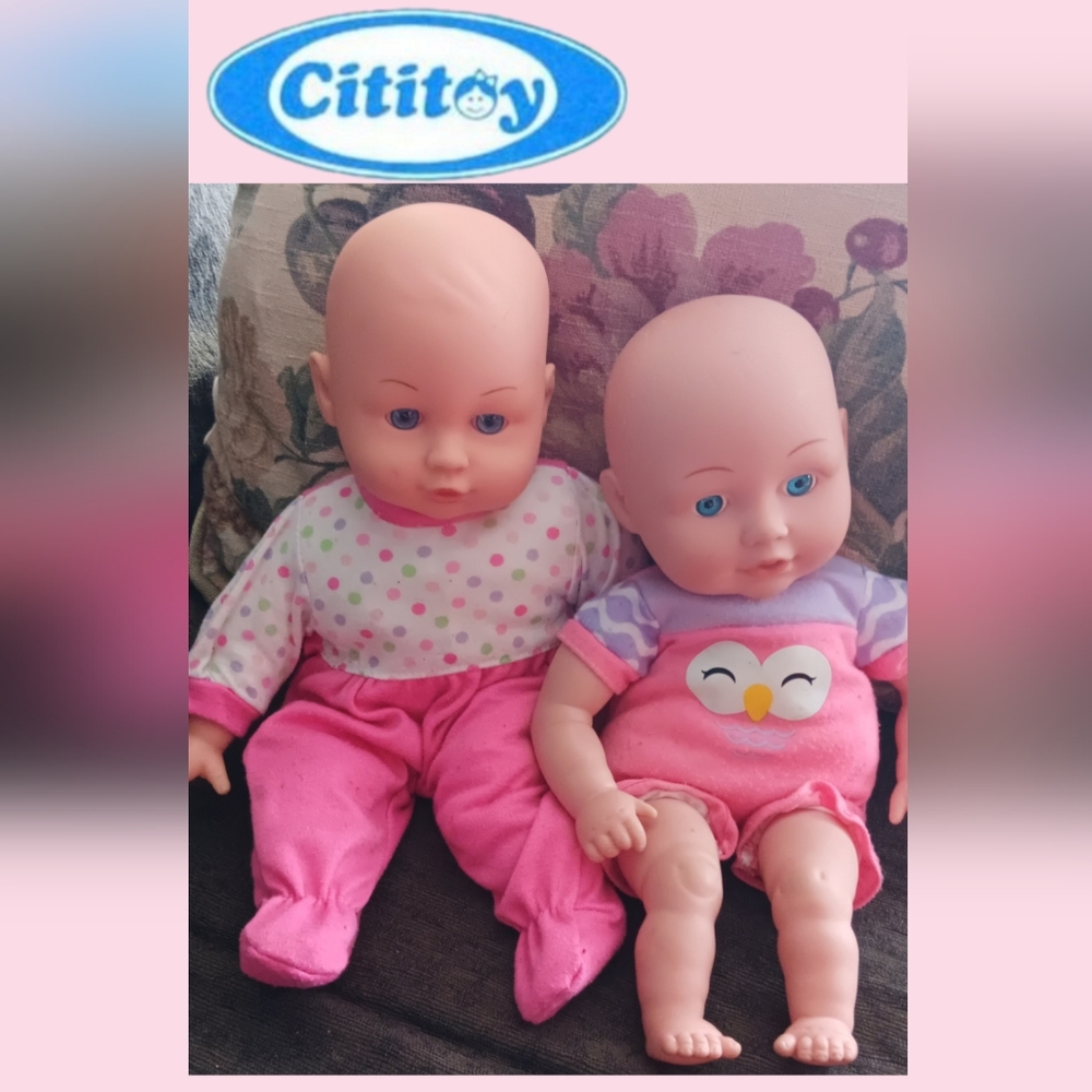 Cititoy Lifelike Dolls EXCELLENT CONDITION